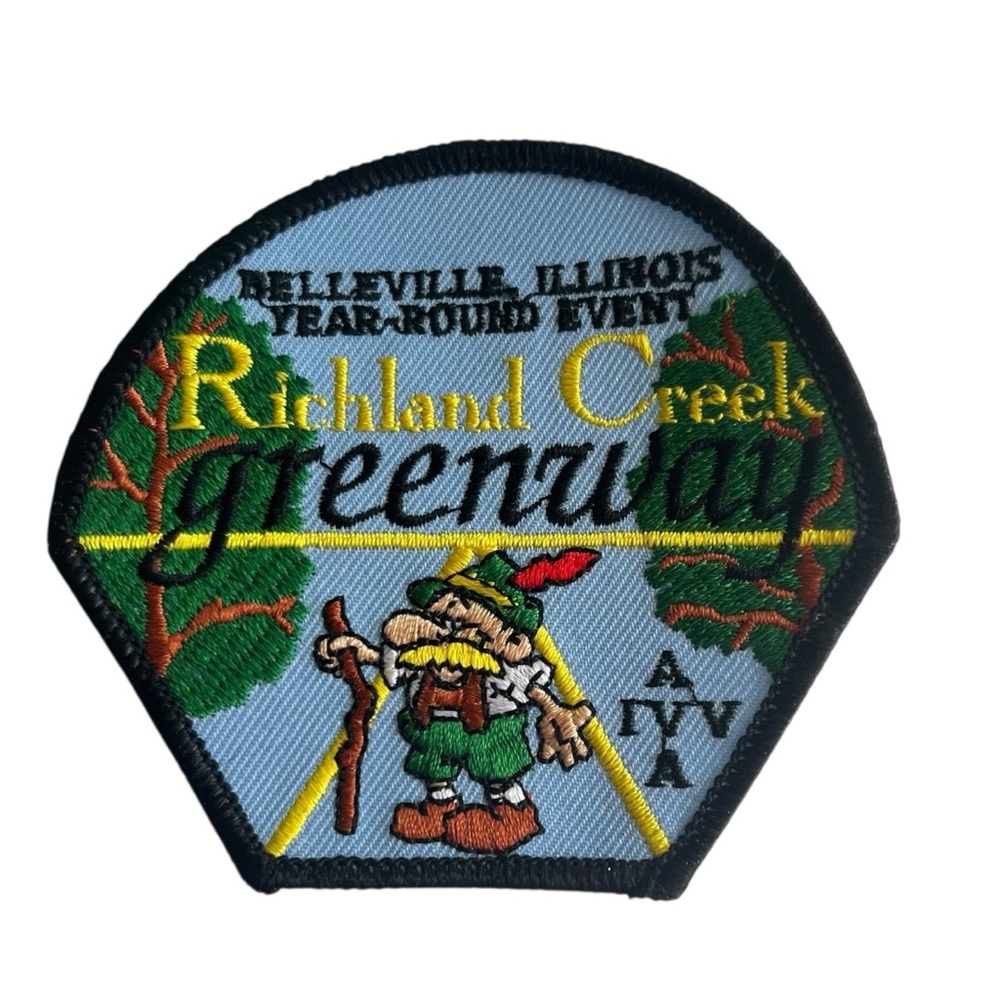 Vintage IVV AVA Patch Belleville IL Year Round Event Richland Creek Greenway